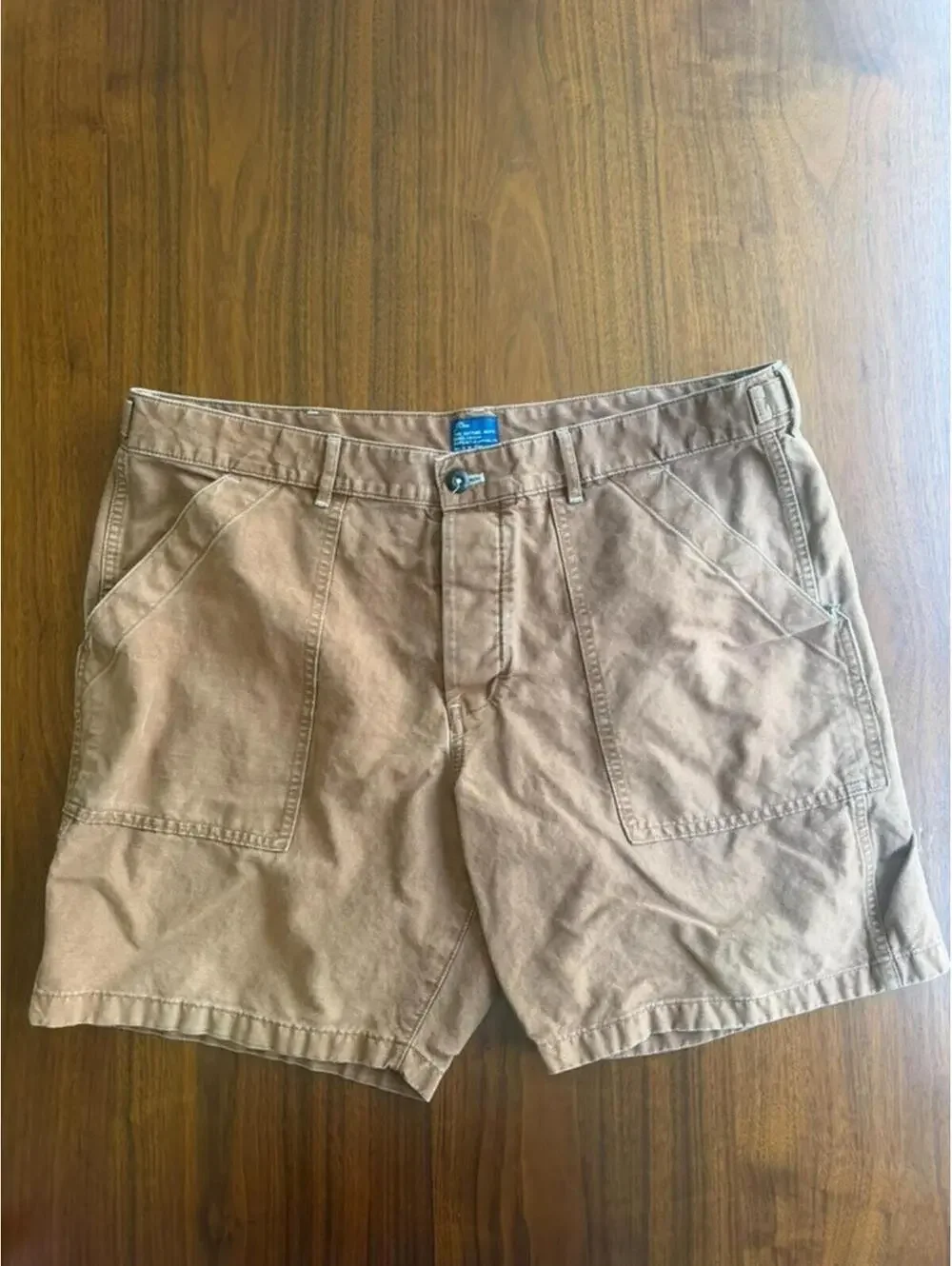 J.Crew Wallace & Barnes Canvas Utility Camp Shorts Brown - Size 38